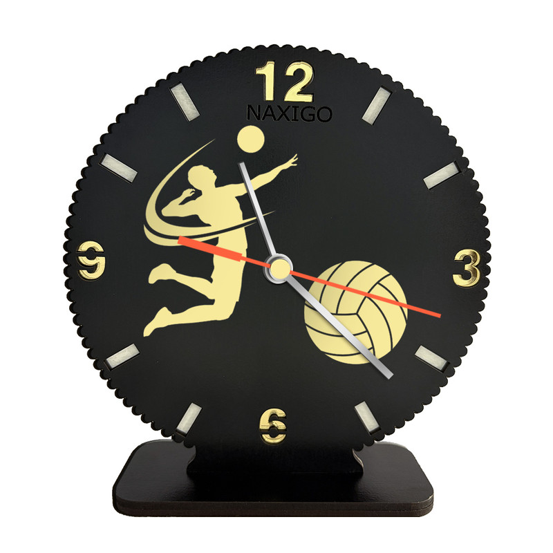 ساعت رومیزی ناکسیگو مدل والیبال کد MS16328