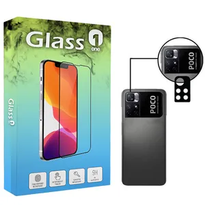 محافظ لنز دوربین گلس وان مدل Flz-01 مناسب برای گوشی موبایل شیائومی Poco M4 Pro