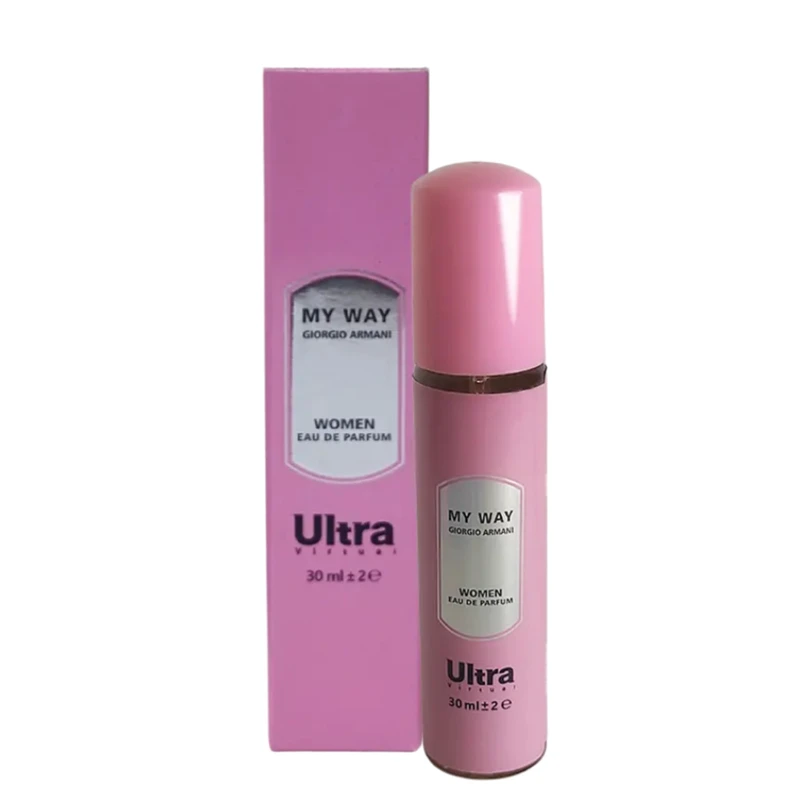 عطر جیبی زنانه اولترا ویرچوآل مدل MY WAY با رایحه شیرین حجم 30 میلی‌لیتر
