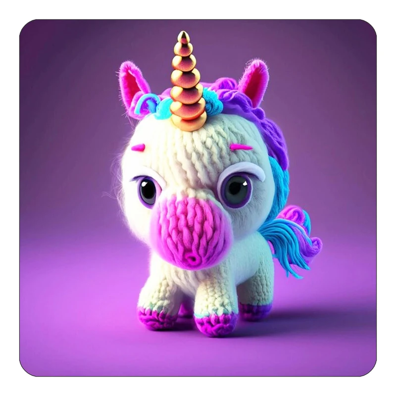 مگنت کاکتی طرح اسب تک شاخ و یونیکورن مدل mp29035