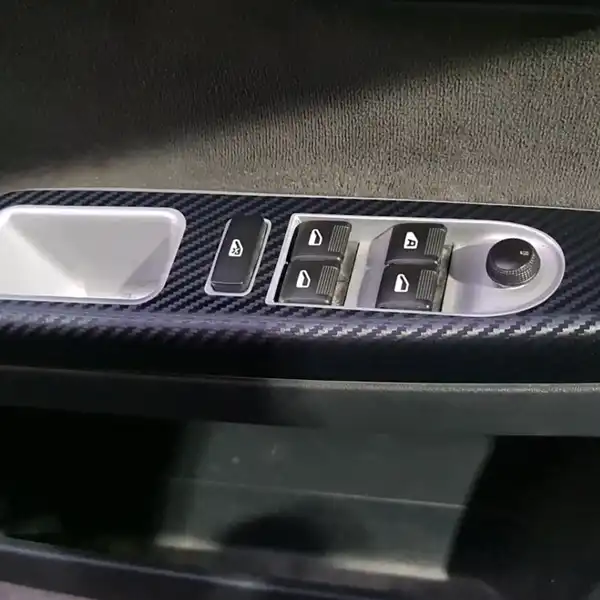 برچسب قاب شیشه بالابر خودرو کد 10790A مناسب برای سمند سورن پلاس مجموعه 4 عددی