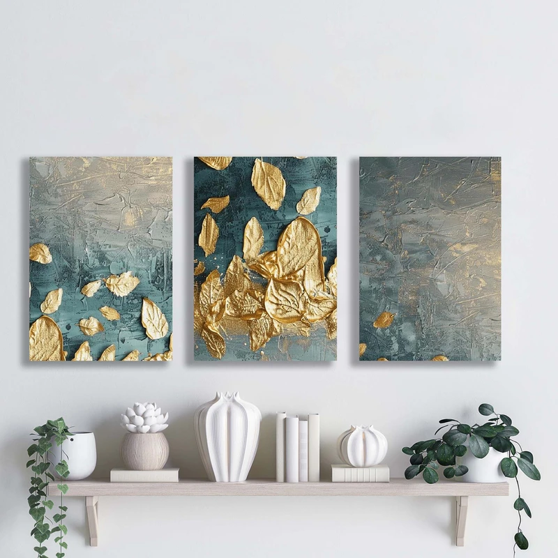 تابلو شاسی آتریسا مدل آبستره ATA150 مجموعه سه عددی