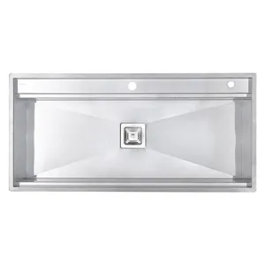 سینک ظرفشویی استیل توکار یک لگنه درسا مدل 3805-104
