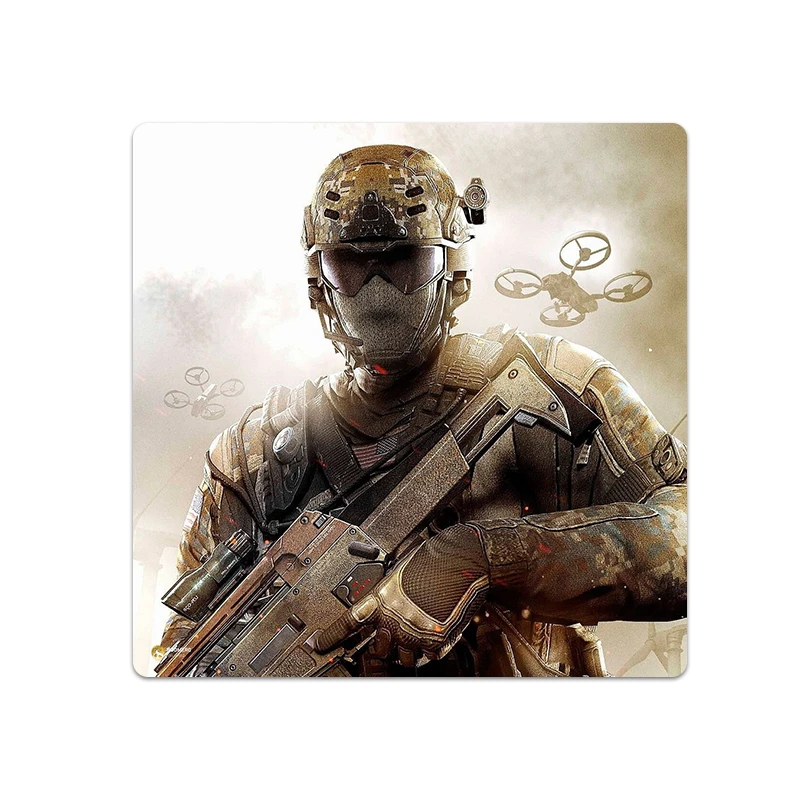 ماوس پد هومرو مدل NX049 طرح بازی کالاف دیوتی سایز 40x40 سانتی متر