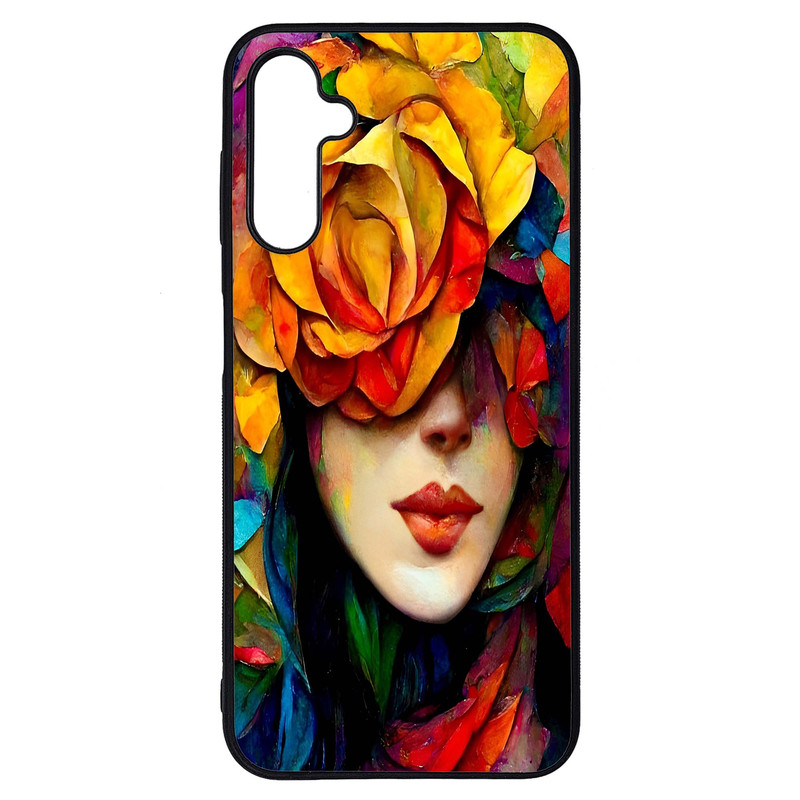 کاور طرح نقاشی چهره کد G-043 مناسب برای گوشی موبایل سامسونگ Galaxy A14 4G / A14 5G      