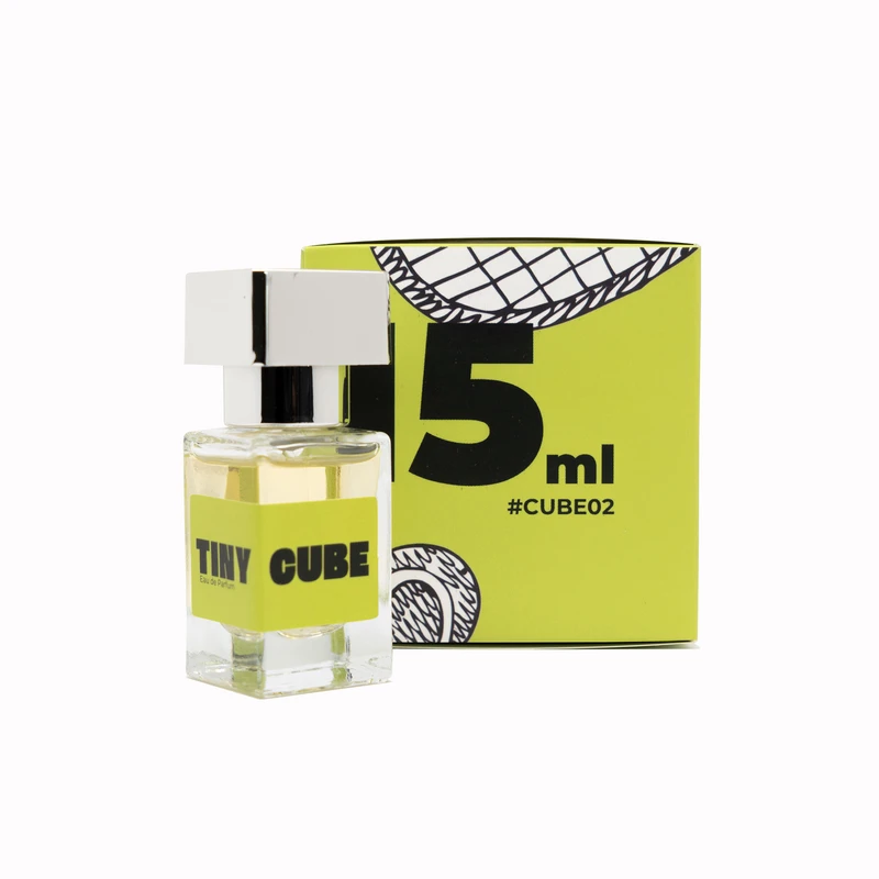 عطر جیبی مردانه تاینی کیوب مدل CUBE02 با رایحه تند حجم 15 میلی‌لیتر