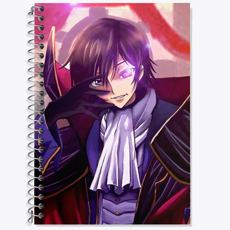 دفتر زبان 50 برگ خندالو مدل سه خط طرح لولوش وی بریتانیا انیمه کد گیاس Code Geass کد 13064