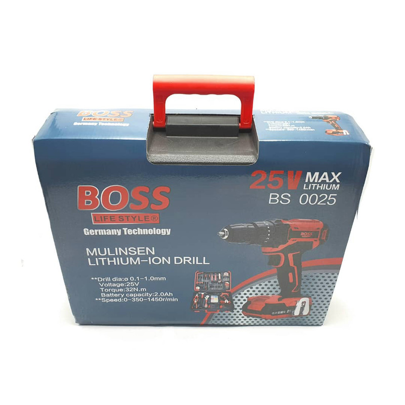 مجموعه 100 عددی دریل پیچ گوشتی شارژی چکشی باس مدل 0025 V مجموعه 100 عددی دریل پیچ گوشتی شارژی چکشی باس مدل 0025 V