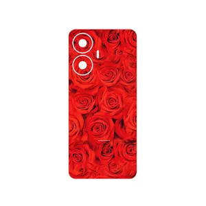 MAHOOT Red_Flower Cover Sticker for Realme C55