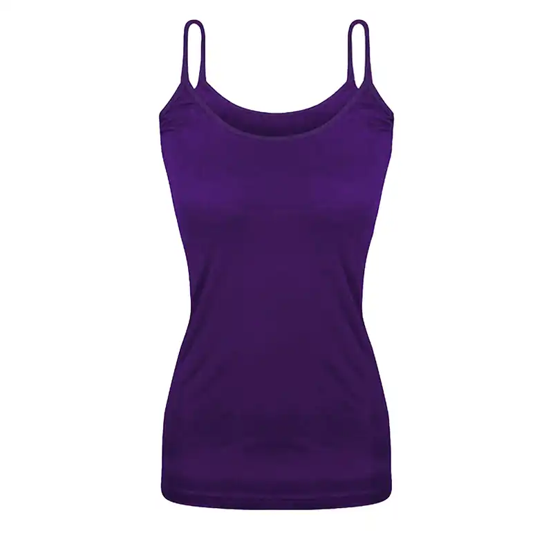 تاپ زنانه مدل  بندی رنگ بنفش