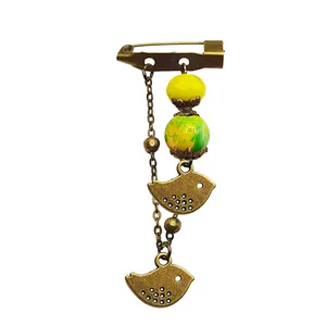 سنجاق سینه زنانه مدل پرنده