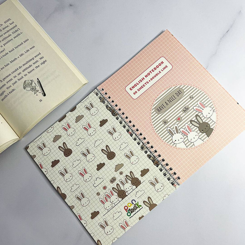 دفتر زبان 60 برگ پانداک کد 006