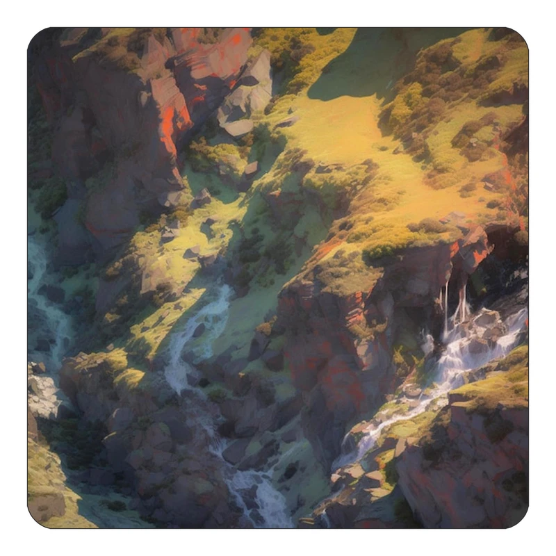 مگنت کاکتی طرح نقاشی رنگ روغن مدل mp73427