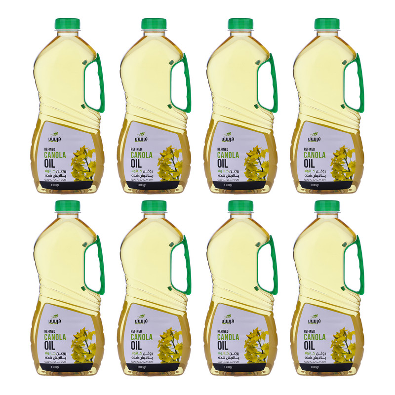 روغن مایع کانولا فرسی - 1420 میلی لیتر بسته 8 عددی