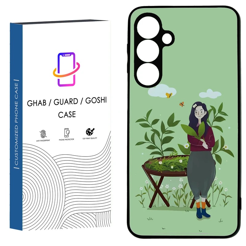 کاور قاب گارد گوشی طرح دخترانه کد 120 - TPU مناسب برای گوشی موبایل سامسونگ Galaxy A16