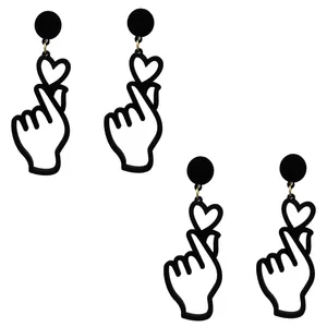 گوشواره زنانه هانستو مدل E2-093 مجموعه دو عددی