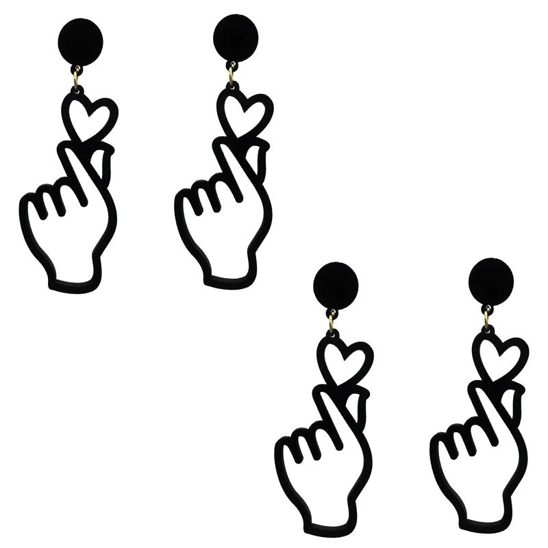 گوشواره زنانه هانستو مدل E2-093 مجموعه دو عددی