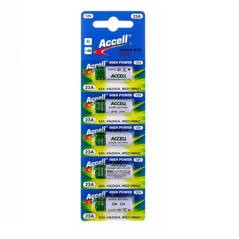 باتری 23A اکسل مدل ACCELL 23A بسته ۵ عددی