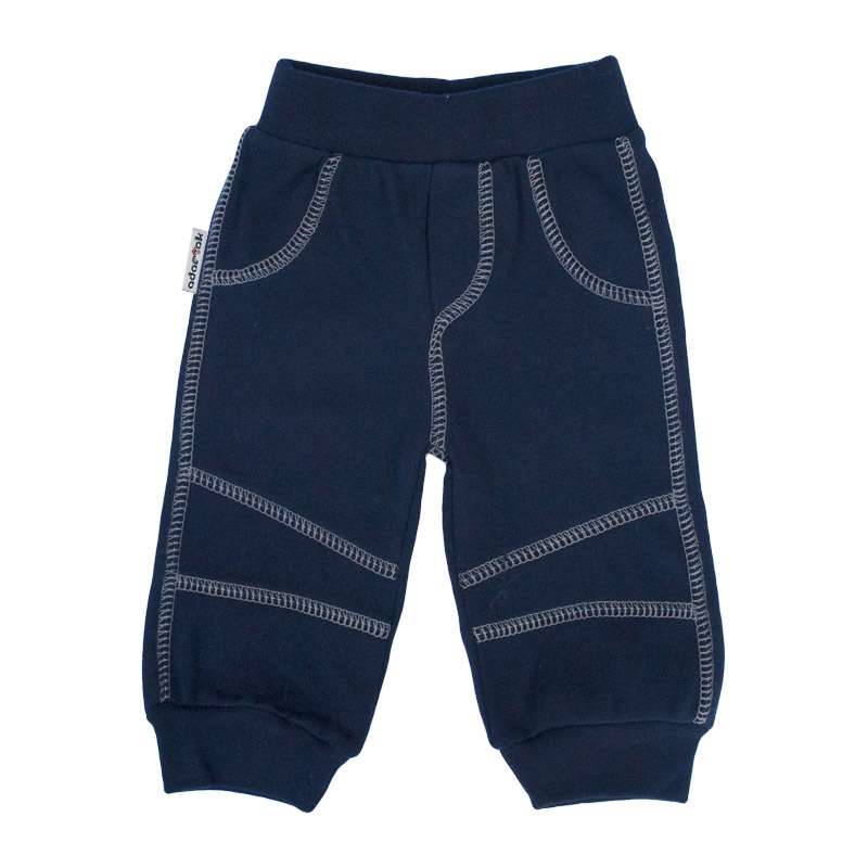 شلوار نوزادی آدمک مدل اسلش کد 28290 رنگ سرمه ای