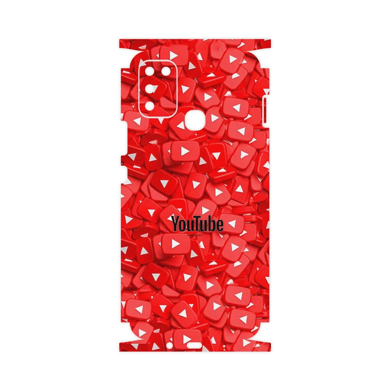 برچسب پوششی ماهوت مدل Youtube-FullSkin مناسب برای گوشی موبایل اینفینیکس Hot 10 Play