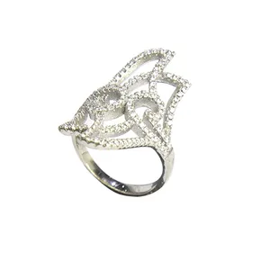 انگشتر نقره زنانه مدل AB1060