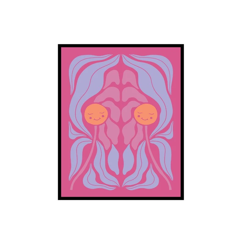 پوستر مدل صورت خندان 2