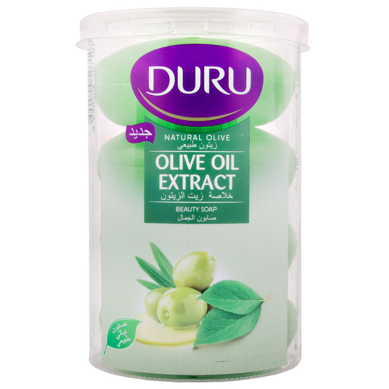 صابون شستشو دورو مدل OLIVE OIL وزن 110 گرم بسته 4 عددی