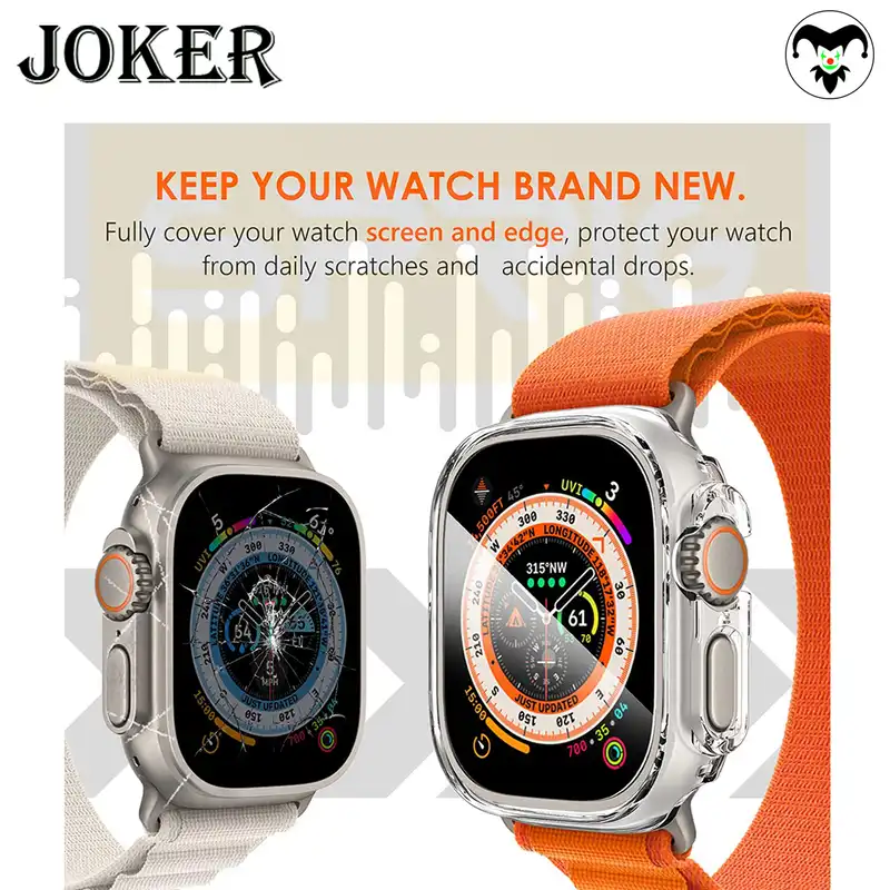 محافظ صفحه نمایش شیشه‌ای جوکر مدل SH-JK مناسب برای ساعت هوشمند الترا BW8 بسته سه عددی