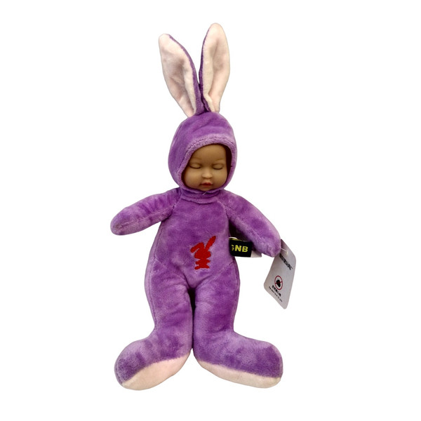 عروسک مدل نوزاد طرح لباس خرگوش ارتفاع 25 سانتی‌متر