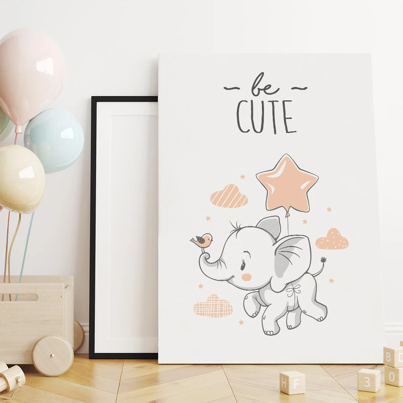 تابلو شاسی کودک سالی وود مدل فیل بامزه کد T170523