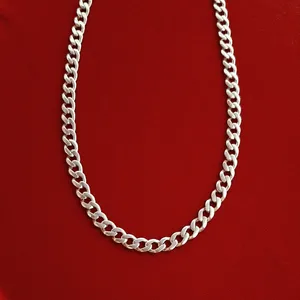 زنجیر نقره مردانه کد HKA88