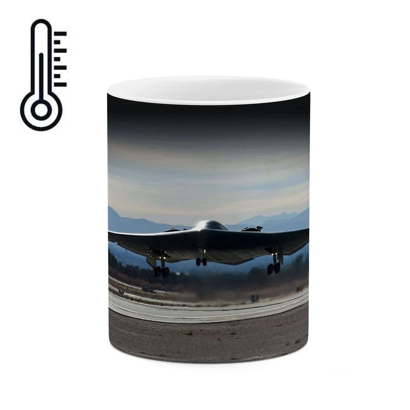 ماگ حرارتی کاکتی مدل هواپیمای جنگنده کد mgh10605