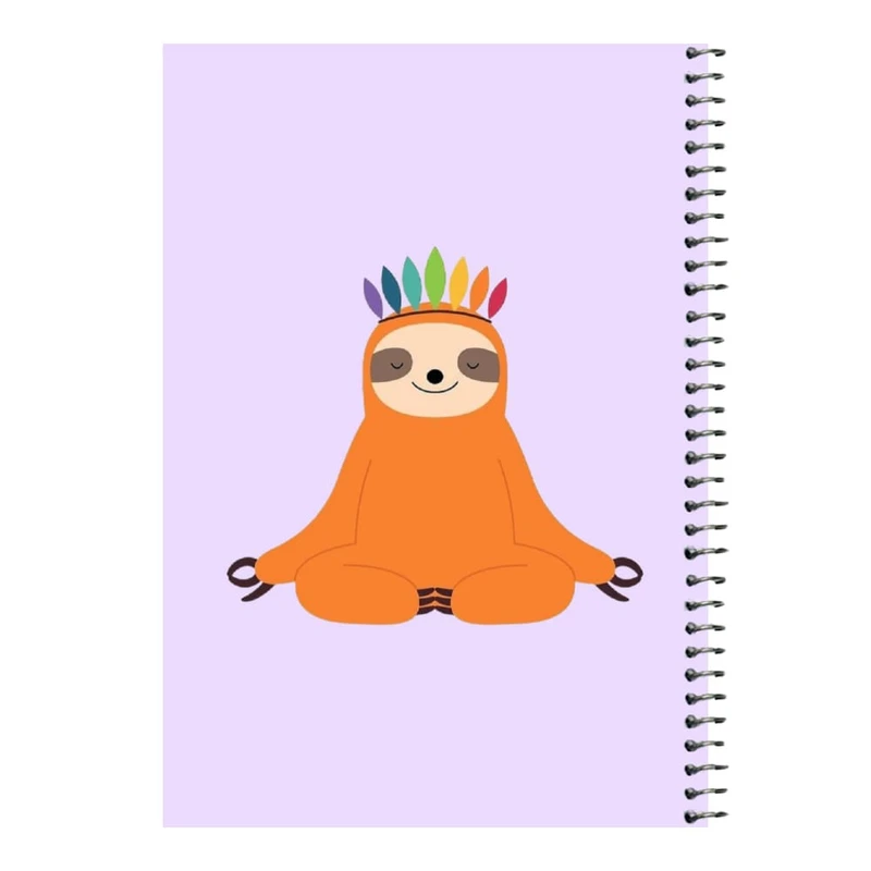 دفتر مشق 80 برگ اس جی مدل تنبل کد۱   