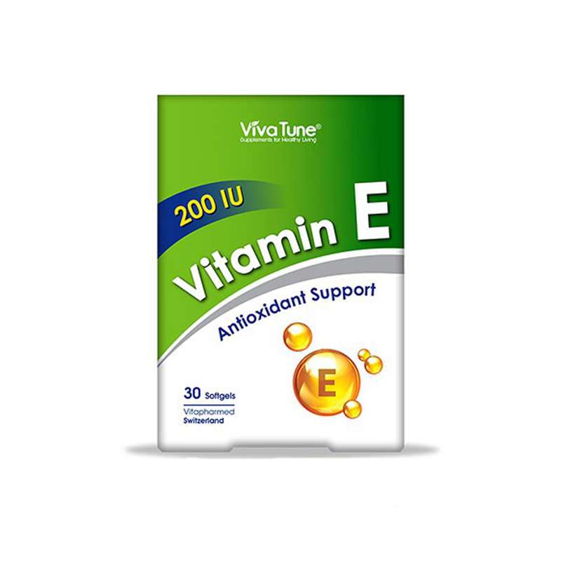 سافت ژل ویتامین ای 200 واحد ویوا تیون بسته 30 عددی