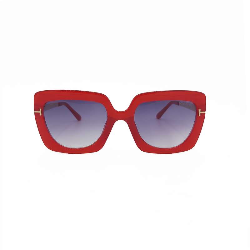 عینک آفتابی زنانه تام فورد مدل TOM FORD 610 F52T رنگ قرمز