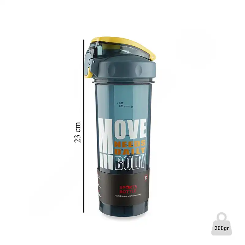 شیکر مدل نی دار مدل move body گنجایش 0.8 لیتر