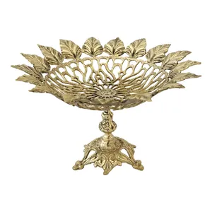 میوه خوری برنزی مدل برگی کد 1812