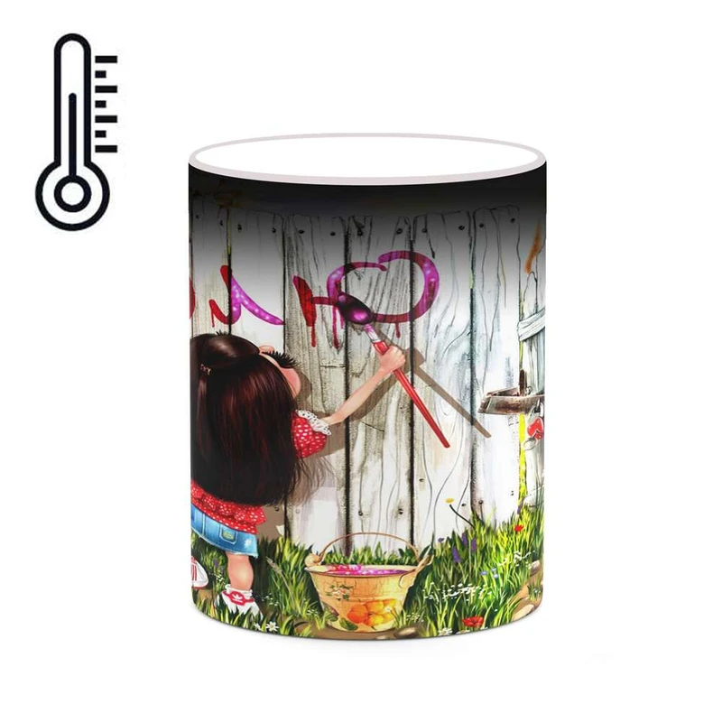 ماگ حرارتی کاکتی مدل دختر کد mgh18410