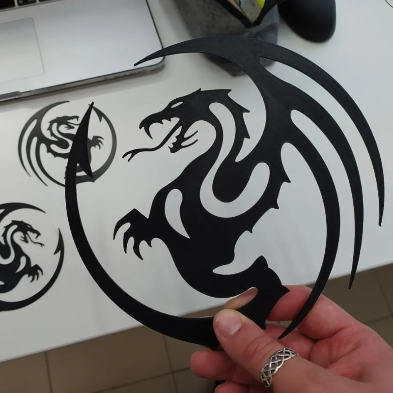 دیوارکوب طرح dragon