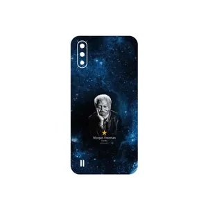 MAHOOT Morgan Freeman Cover Sticker for Samsung Galaxy A01