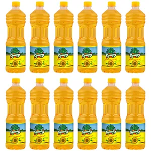 روغن مایع آفتابگردان ویسپو - 0.9 لیتر بسته 12 عددی  