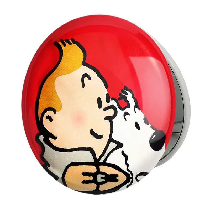 آینه جیبی خندالو طرح ماجراهای تن تن مدل تاشو کد 3344 