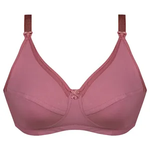 سوتین شیردهی پانیذ مدل بدون فنر کد 66339 رنگ کالباسی