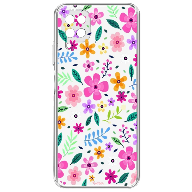 کاور طرح گل مناسب برای گوشی موبایل سامسونگ Galaxy M12