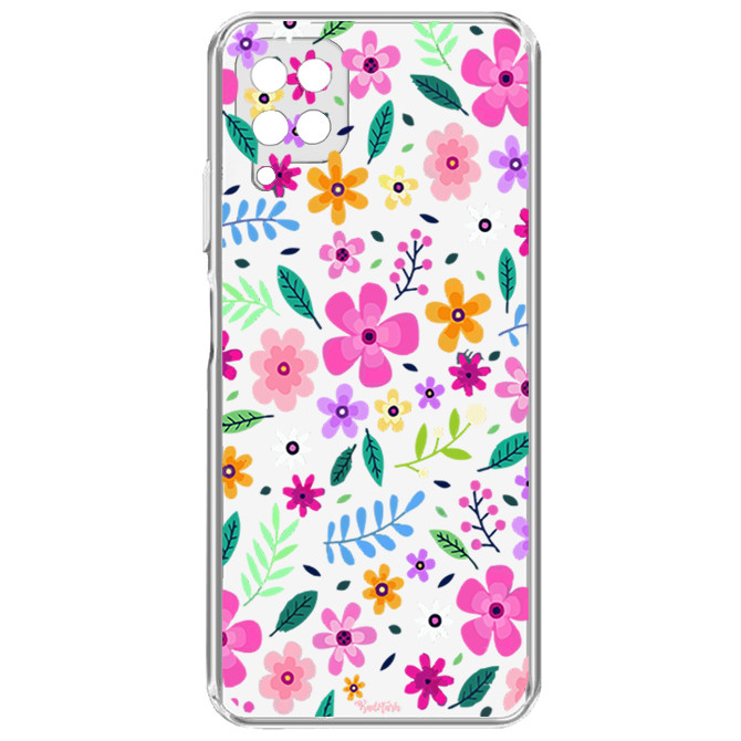 کاور طرح گل مناسب برای گوشی موبایل سامسونگ Galaxy M62