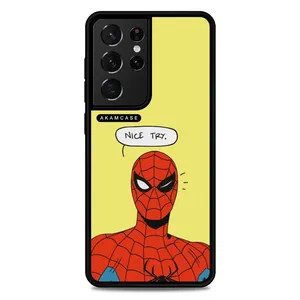 AKAM AMCWSGS21U-SPIDERMAN11 Cover For Samsung Galaxy S21 Ultra