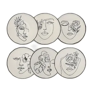 پیش دستی کاراجا مدل Face Pasta مجموعه 6 عددی