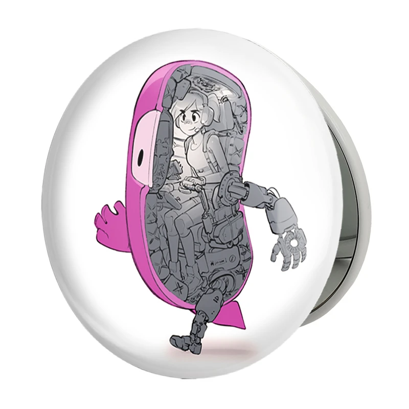 آینه جیبی خندالو طرح بازی فال گایز (Fall Guys) مدل تاشو کد 32787