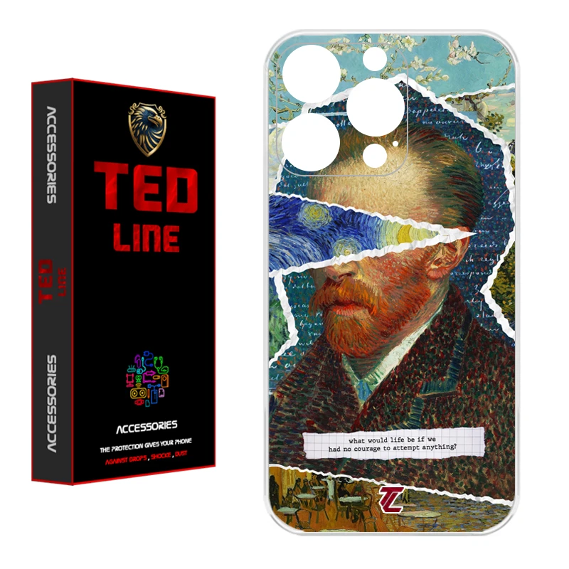 کاور تد لاین طرح ونگوگ کد 1115 مناسب برای گوشی موبایل اپل Iphone 14 Pro Max