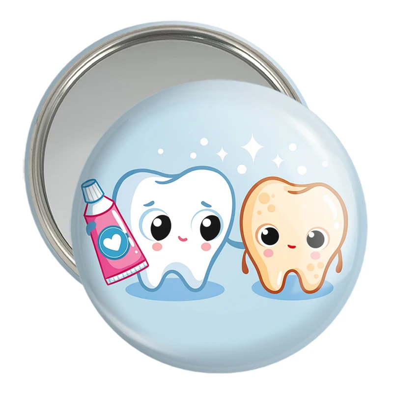 آینه جیبی خندالو مدل دندان و دندانپزشکی کودکانه کد 27774